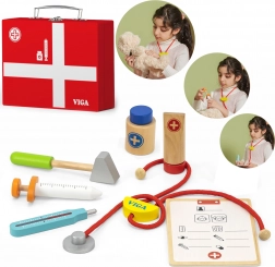 Trælægesæt i kuffert VIGA