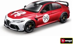 Metalmodel bil 1:18 BBURAGO Alfa Romeo Giulia GTAm rød