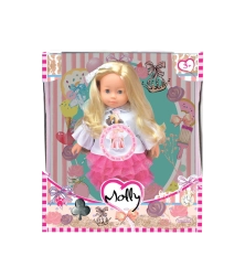 Dukke Bambolina Molly med 3 sange, 40 cm