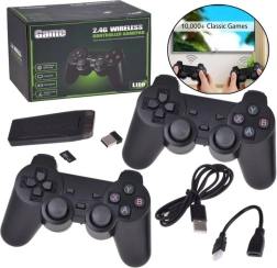Retro spillekonsol HDMI med 2 controllere og 20000 spil