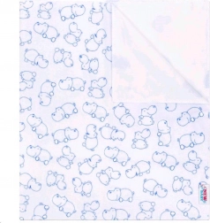 Vandtæt flanellunderlag NEW BABY flodhest