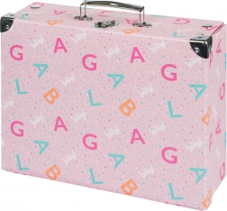 Sammenklappelig skoletaske BAAGL Logo pink med beslag