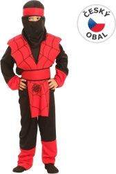 Børne-karnevalskostume ninja-edderkop 110–120 cm