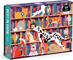 Puslespil Kæledyr på udstilling 1000 brikker