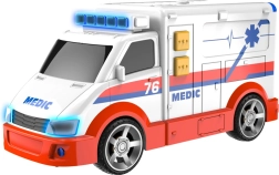 Ambulance med lys og lyd 16 cm TEAMSTERZ