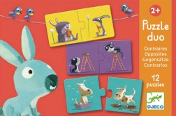DJECO Duo-puslespil Modsætninger
