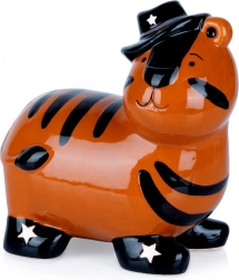 Keramisk sparebøsse tiger