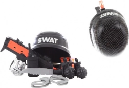 Politisæt med hjelm til børn