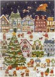 RoboTime puslespil Hvalpeaften juleaften 1000 brikker