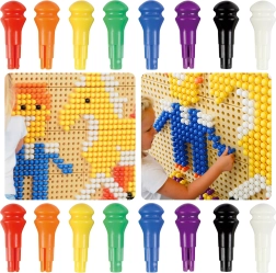 Farvede knapper til Masterkidz videnskabstavle