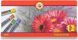 Tørre kunstkridt i pulverform 12 farver KOH‑I‑NOOR