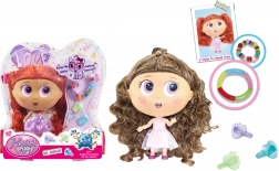 Dukke med tilbehør og armbånd 18 cm