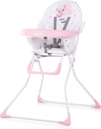 Høj stol Teddy fra Chipolino – Blush