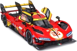 metalmodel Bburago 1:18 Ferrari 499P nr. 50 – vinder af 24H Le Mans 2024