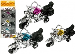 Sæt med 3 friktionsmotorcykler