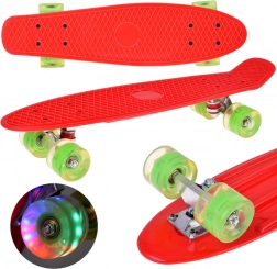 Skateboard med LED-hjul til skateparken