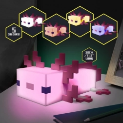Bordlampe Minecraft Axolotl