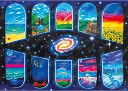 Puslespil magnolia Vinduer til sjælen 1000 brikker