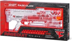 X-Shot FAZE CLAN Ragequit Round gennemsigtig blaster til skumkugler