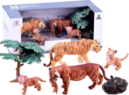 Safari-figursæt – tigerfamilie – Tigrede
