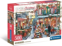 Clementoni puslespil 500 brikker compact Joy of Christmas