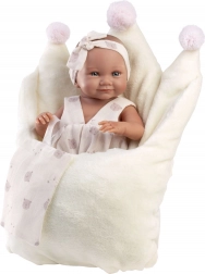 Llorens NEW BORN pige realistisk dukke med vinylkrop