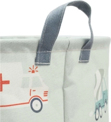 A Little Lovely Company opbevaringskurv til legetøj – Køretøjer