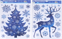 Julevinduesdekoration 41 × 29 cm