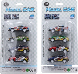 Sæt med biler 6,5 cm - 4 stk.