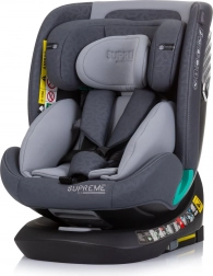 Chipolino autostol Supreme i-Size 40–150 cm Isofix 360 – Granite