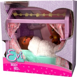 Panenka Evi Love med seng og lysende stjerner