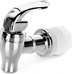 Reservehane til drikkedispenser – sølvfarvet