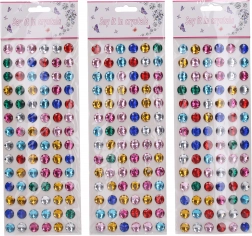 Klistermærker med rhinsten – mix