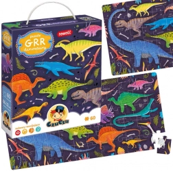 Puzzle CzuCzu Grr Dinosaurer 60 brikker