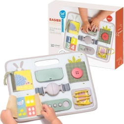 TAF TOYS aktivitetslukkebræt til udvikling af finmotorik