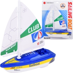 Farverig sejlbåd til vand med batteri – Blå