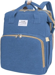 Multifunktionel rygsæk til mor med sovefunktion