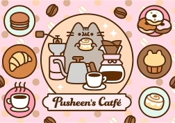 Puslespil 500 brikker – PUSHEEN på café Trefl