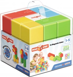 Magnetiske klodser GEOMAG Magicube Color Recycled Crystal – 24 dele