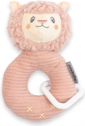 Plys legetøjsrangle New Baby lama