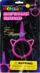 Lysende enhjørninge-hårbøjle