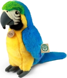 Plys papegøje ara 28 cm miljøvenlig