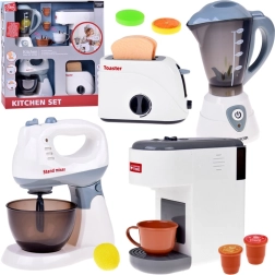 Stor sæt af børne-køkkenapparater med lyde og lys