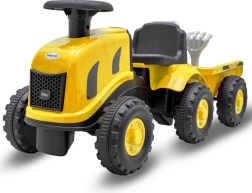 Børne-løbecykel traktor med trailer og værktøj Baby Mix Benny gul