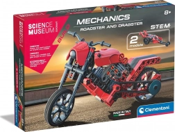 CLEMENTONI SCIENCE & PLAY mekanisk laboratorium: roadster og dragster 2 i 1