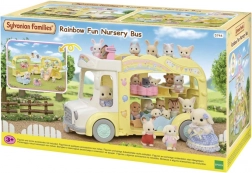 Farverig bus SYLVANIAN FAMILIES – multifunktionel treetagers bus til figurer