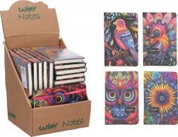 Linet notesbog 14 × 8,6 cm, 80 sider