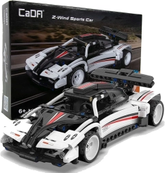 CaDA Z-Wind sportsracerbil med pull-back-motor