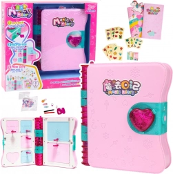 Hemmelig dagbog med lås – pink