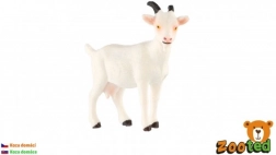 Plastfigur af ged 8 cm